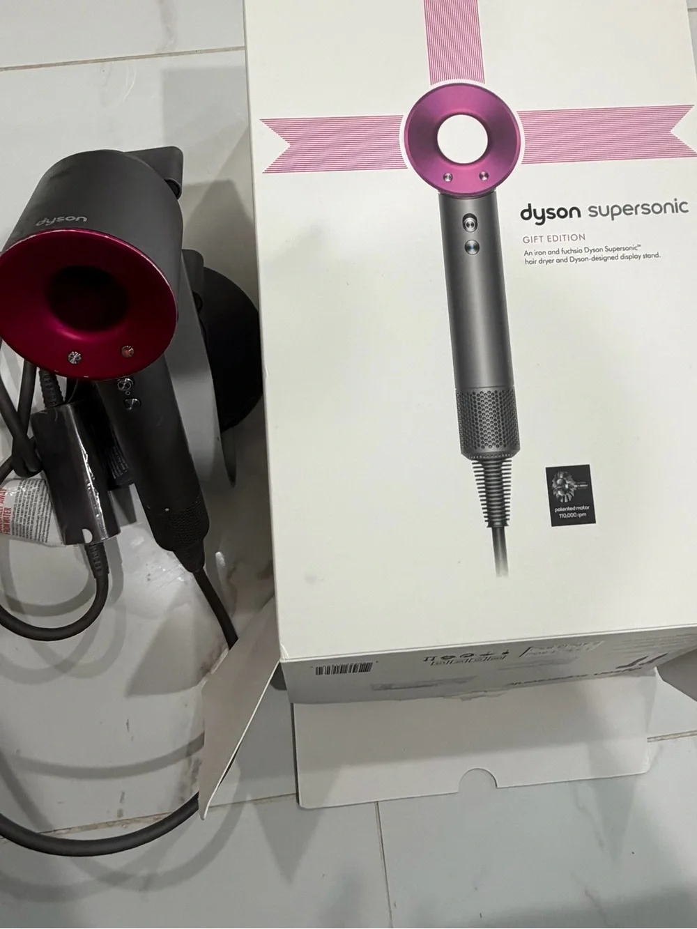 Dyson Supersonic Hair Dryer in Pink and Silver